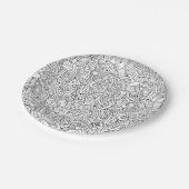 医学B&Wパターン ペーパープレート (アングル)