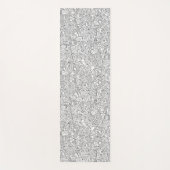 医学B&Wパターン ヨガマット (正面)