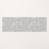 医学B&Wパターン ヨガマット (正面(横))