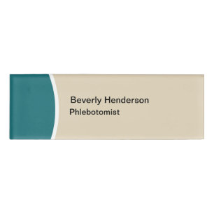 医学Phlebotomist 名札