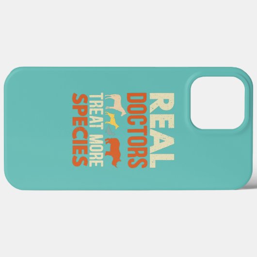 医実在師は多くの種の動物を治療する Case-Mate iPhoneケース (裏面 (横))