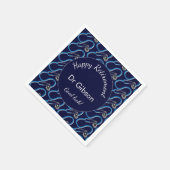 医師およびナース退職後の退職パーティー スタンダードカクテルナプキン (角)
