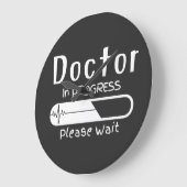 医師お待ちください ラージ壁時計 (傾斜)