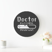 医師お待ちください ラージ壁時計 (ホーム)