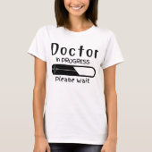 医師お待ちください |将来の医師 Tシャツ (正面)