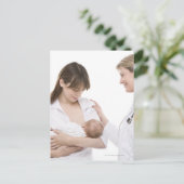 医師からの授乳アドバイス ポストカード (スタンド正面)