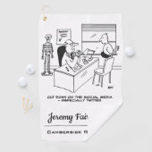 医師がソーシャルメディ保アから遠くに患者に伝える ゴルフタオル (インサイチュ)