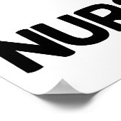 医師がナース治療を診断 ポスター (角)