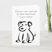 医師たちは彼らの発見に驚いている カード (正面)