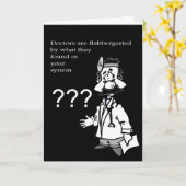 医師たちは発見に驚愕している カード (黄色い花)