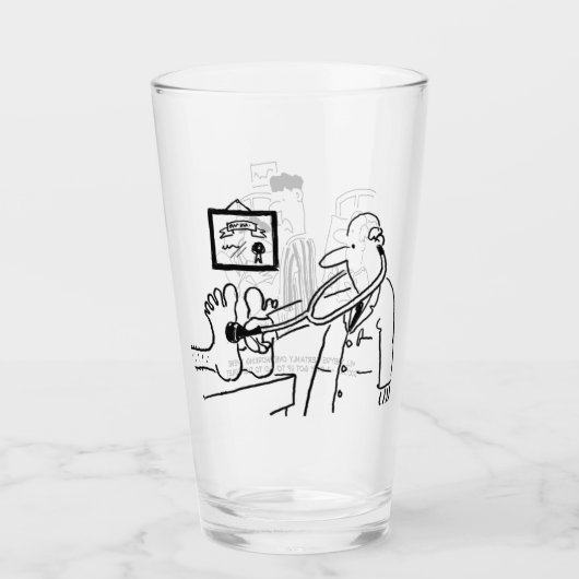 医師とおもしろい患者をテーマにしたマンガを2つ。 タンブラーグラス (正面)