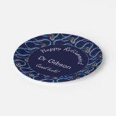 医師とナースの退職パーティー ペーパープレート (アングル)