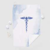 医師とナース医療用カデュース水彩。 ゴルフタオル (インサイチュ)