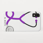 医師とナース|医療用聴診器の名前 Case-Mate iPhoneケース (裏面(横))
