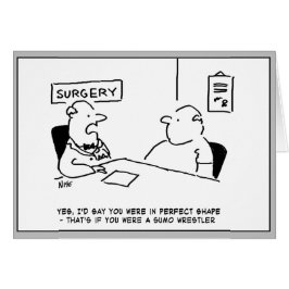 医師と患者の太り過ぎ肥満相撲の漫画