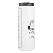 医師と患者の太り過ぎ肥満相撲の漫画 タンブラー (裏面)