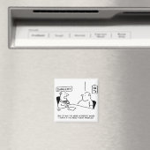 医師と患者の太り過ぎ肥満相撲の漫画 マグネット (インサイチュ (食洗機))