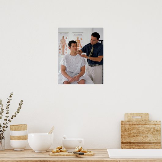 医師と患者 ポスター (キッチン)