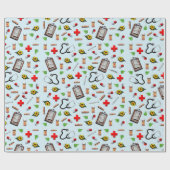 医師による退職金 ラッピングペーパー (フラット)