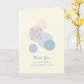 医師に感謝パーソナライズされた カード (黄色い花)