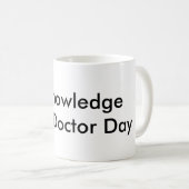 医師に感謝 コーヒーマグカップ (正面右)