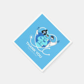 医師に感謝/ナース スタンダードカクテルナプキン (角)