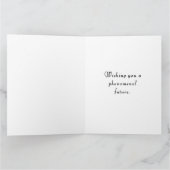 医師のためのパーソナライズされた医学部卒業 カード (内部)