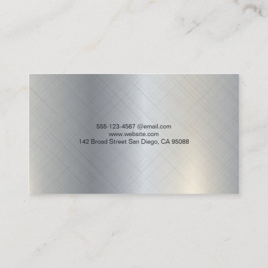 医師のアイコン 名刺 (裏面)