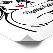 医師のアシスタントRosie The Riveter Pin ポスター (角)