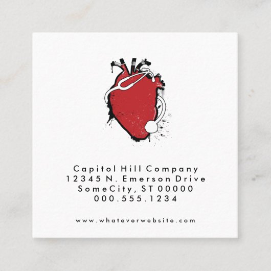 医師のアポイントメントのお告げ 予約カード (正面)