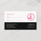 医師のアポイントメントカード 予約カード (正面)