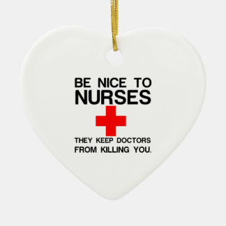 医師のナースに優保しい セラミックオーナメント