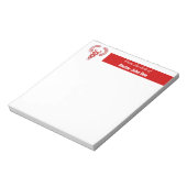 医師のナース処方幹部 |カスタマイズ ノートパッド (回転)