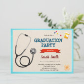 医師のナース卒業案内 招待状 (スタンド正面)