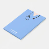 医師のナース病院のスクラブ ポストイット (アングル)