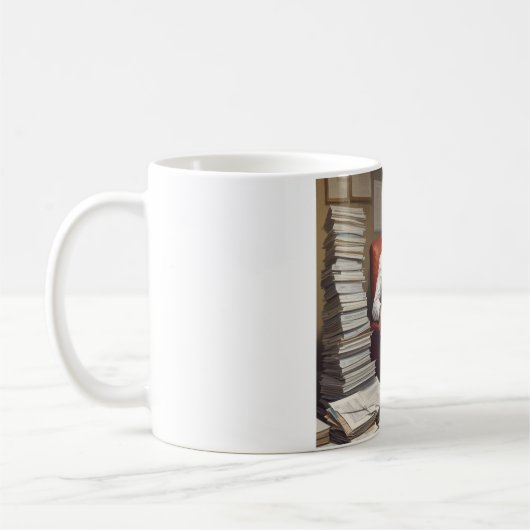 医師のプライドマグ:祝ヒーラー コーヒーマグカップ (左)