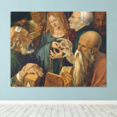 医師の中のイエス キャンバスプリント (インサイチュ (ウッドフロア))