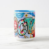 医師の二音セラミックマグカップ ツートーンマグカップ (中央)