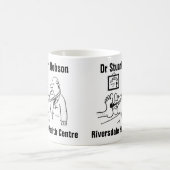 医師の個人用マグカップ コーヒーマグカップ (中央)