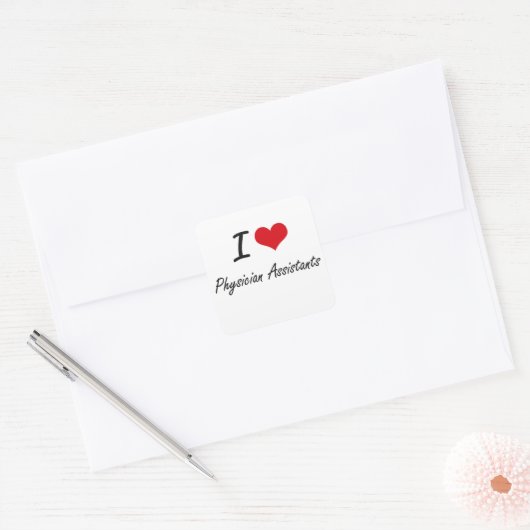 医師の助手が大好き スクエアシール (封筒)