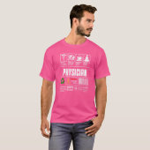 医師の包装および取扱標識コーヒーヨガ Tシャツ (正面フル)