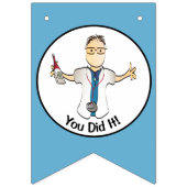 医師の医学卒業男性漫画 バンティングフラッグ (第2の旗)