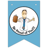 医師の医学卒業男性漫画 バンティングフラッグ (第3の旗)