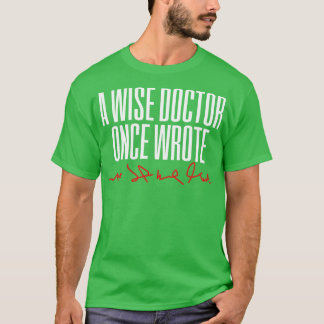 医師の医学手書き Tシャツ