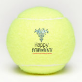 医師の医療スタッフ病院のための幸福な退職 テニスボール (正面)