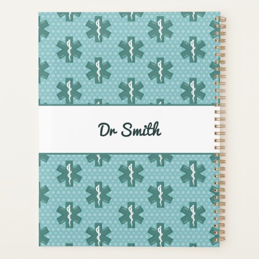 医師の名カスタム前の医師のシンボル医療ギフト プランナー手帳