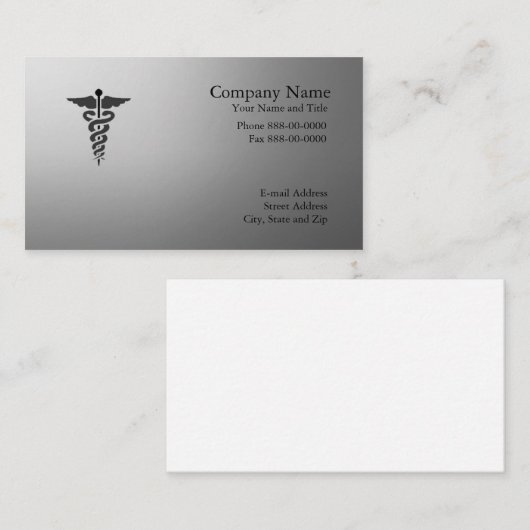 医師の名刺 名刺 (正面/裏面)