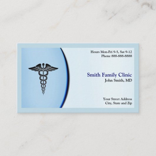 医師の名刺 名刺 (正面)