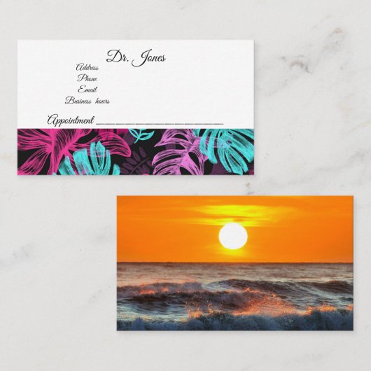 医師の名刺 名刺 (正面/裏面)