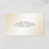 医師の名刺 名刺 (裏面)